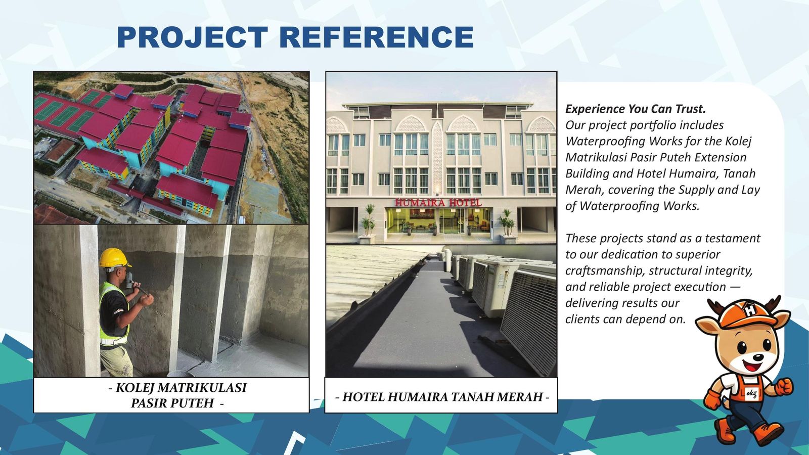 Projects — Kolej Matrikulasi Pasir Puteh & Hotel Humaira Tanah Merah