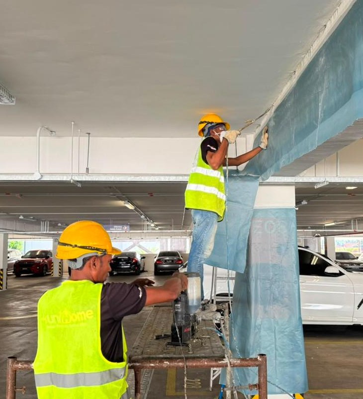 Internal coating works